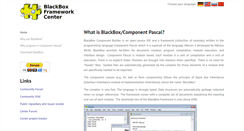 Desktop Screenshot of blackboxframework.org